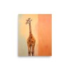 Giraffe Wall Art | Minimal Background Poster