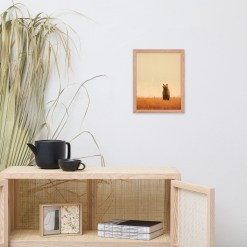 Bear Wall Art Wood Frame