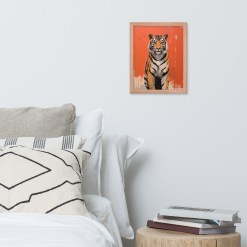 Tiger Wall Art Bedroom