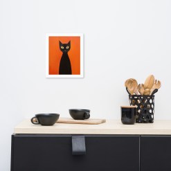 Black Cat Art Kitchen